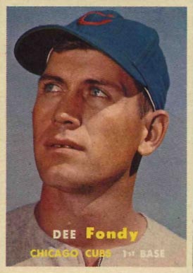 1957 Topps Dee Fondy #42 Baseball Card