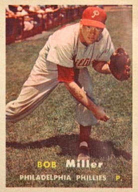 1957 Topps Bob Miller #46 Baseball Card