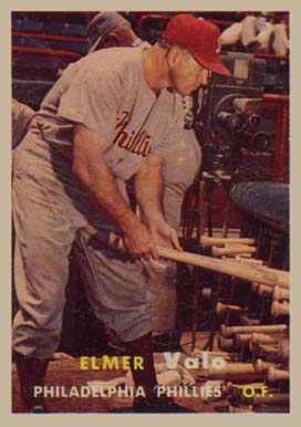 1957 Topps Elmer Valo #54 Baseball Card