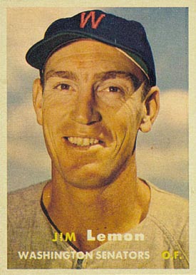 1957 Topps Jim Lemon #57 Baseball Card