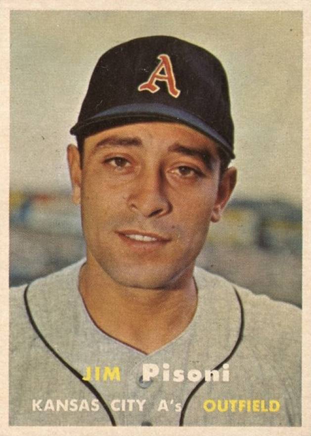 1957 Topps Jim Pisoni #402 Baseball Card