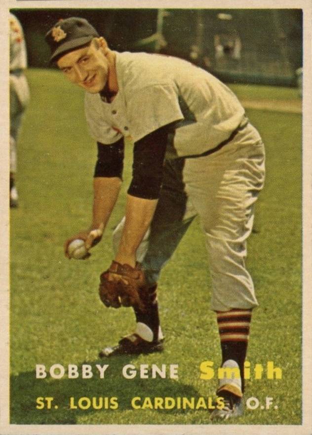 1957 Topps Bobby Gene Smith #384 Baseball Card