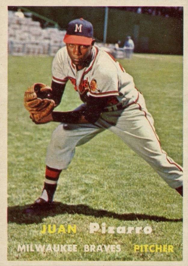 1957 Topps Juan Pizarro #383 Baseball Card