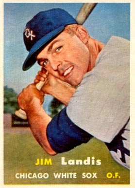 1957 Topps Jim Landis #375 Baseball Card