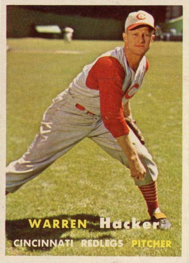 1957 Topps Warren Hacker #370 Baseball Card