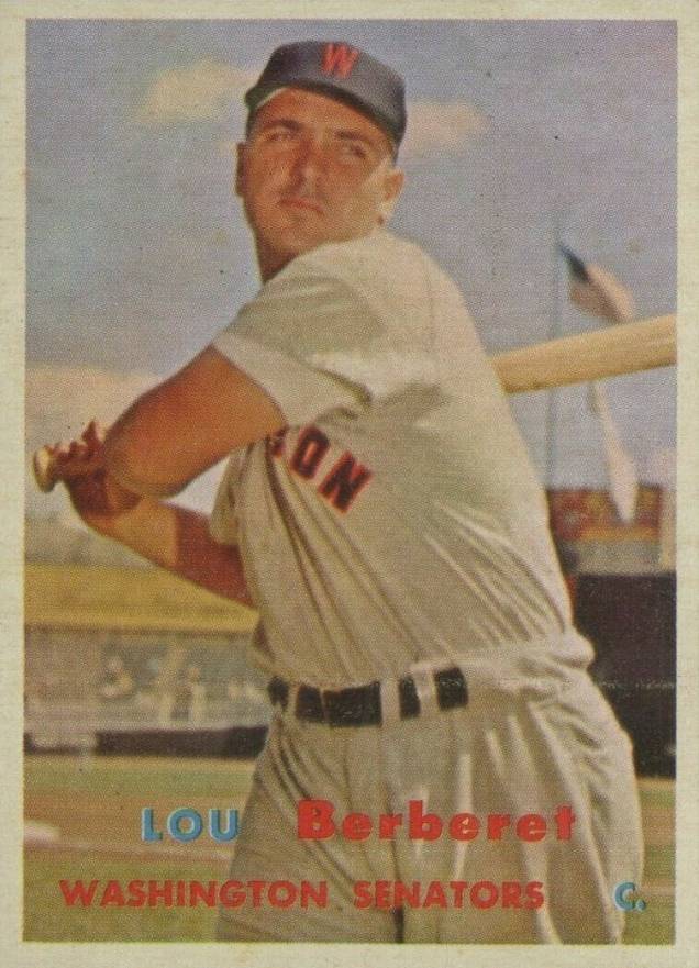 1957 Topps Lou Berberet #315 Baseball Card