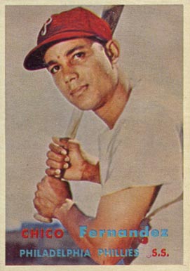 1957 Topps Chico Fernandez #305 Baseball Card
