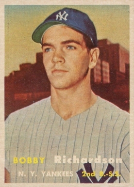 1957 Topps Bobby Richardson #286 Baseball Card