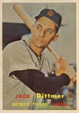 1957 Topps Jack Dittmer #282 Baseball Card