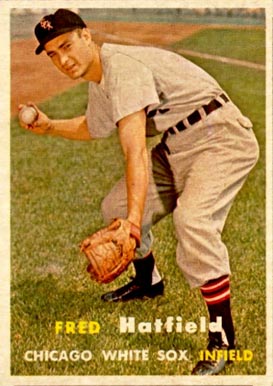 1957 Topps Fred Hatfield #278 Baseball Card