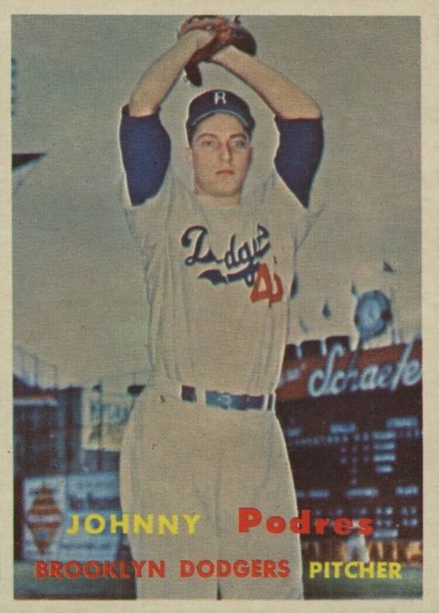 1957 Topps Johnny Podres #277 Baseball Card
