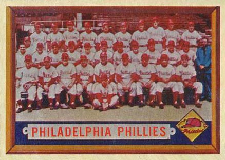 1957 Topps Philadelphia Phillies #214 Baseball Card