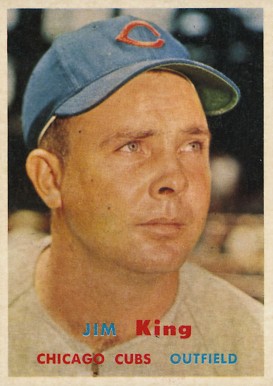 1957 Topps Jim King #186 Baseball Card