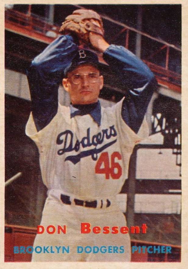 1957 Topps Don Bessent #178 Baseball Card