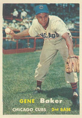 1957 Topps Gene Baker #176 Baseball Card