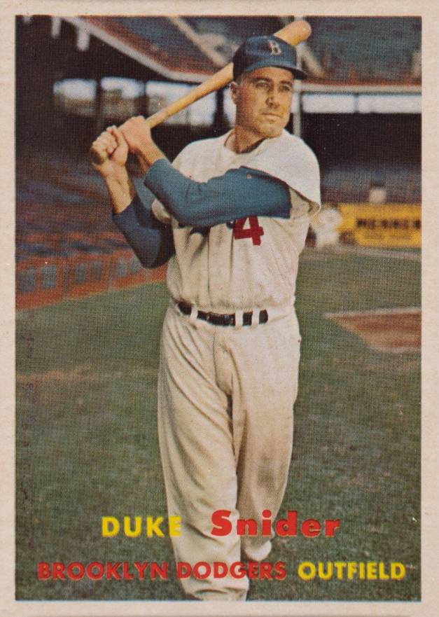 1957 Topps Duke Snider #170 Baseball Card