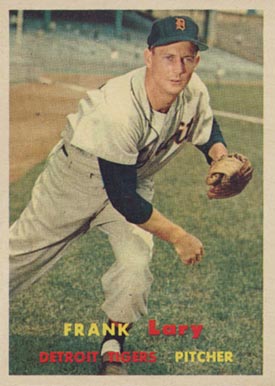 1957 Topps Frank Lary #168 Baseball Card