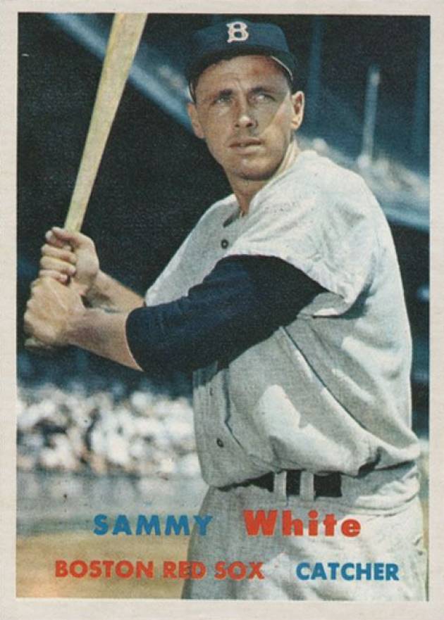 1957 Topps Sammy White #163 Baseball Card
