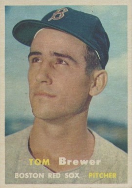1957 Topps Tom Brewer #112 Baseball Card