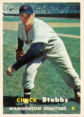 1957 Topps Chuck Stobbs #101 Baseball Card