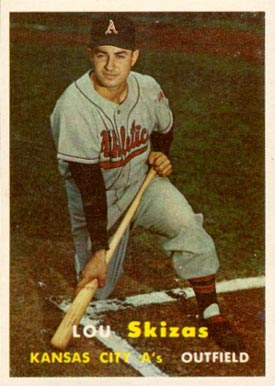 1957 Topps Lou Skizas #83 Baseball Card