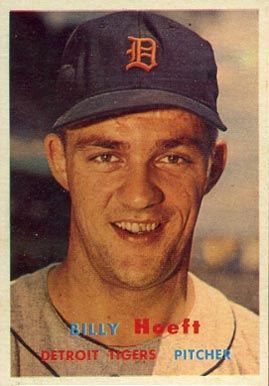 1957 Topps Billy Hoeft #60 Baseball Card