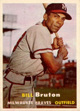 1957 Topps Bill Bruton #48 Baseball Card