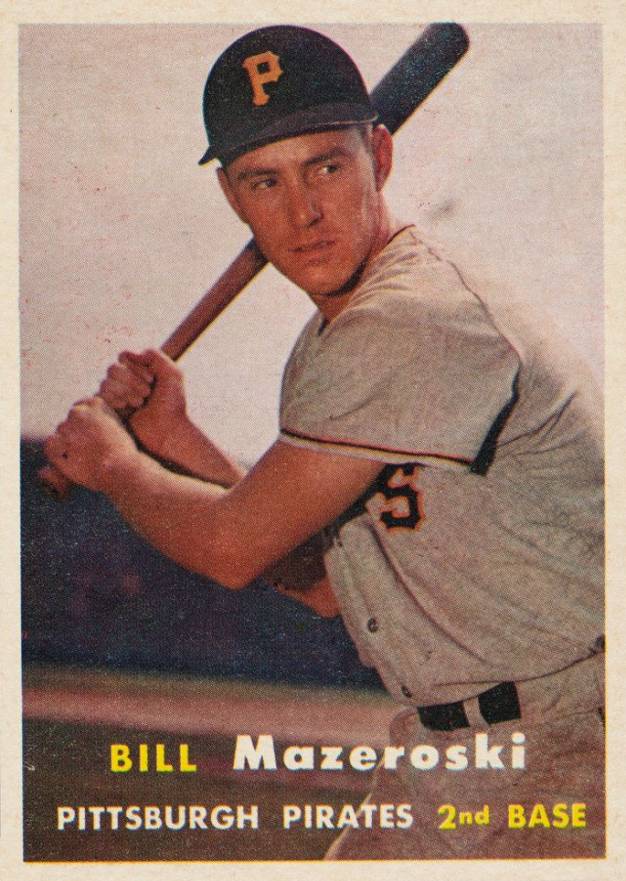 1957 Topps Bill Mazeroski #24 Baseball Card