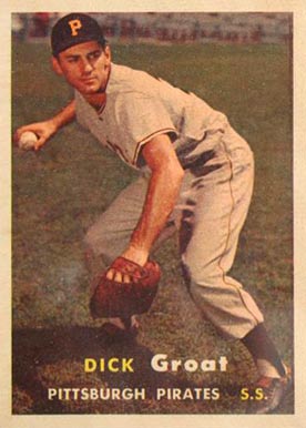 1957 Topps Dick Groat #12 Baseball Card