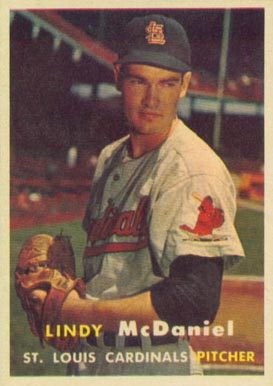 1957 Topps Lindy McDaniel #79 Baseball Card
