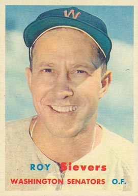 1957 Topps Roy Sievers #89 Baseball Card