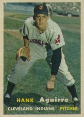 1957 Topps Hank Aguirre #96 Baseball Card