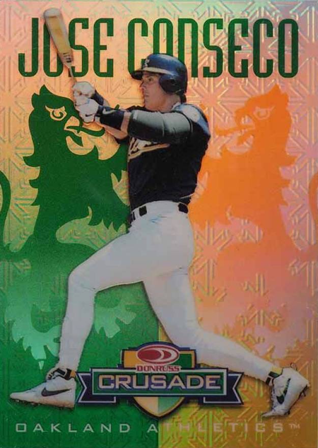1998 Donruss Crusade Jose Canseco #37 Baseball Card