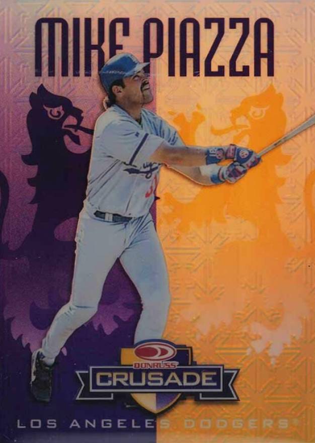 1998 Donruss Crusade Mike Piazza #79 Baseball Card