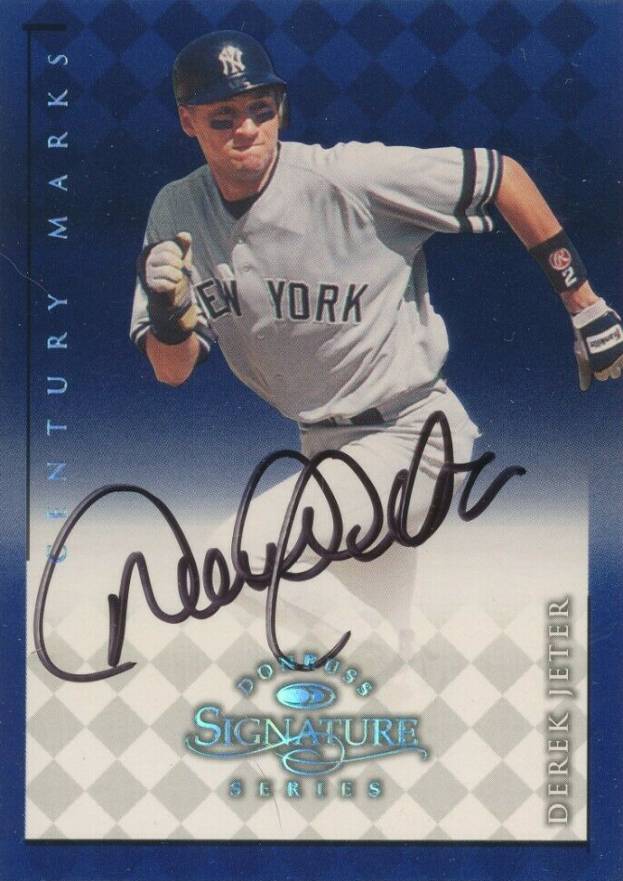 1998 Donruss Signature Century Marks Derek Jeter # Baseball Card