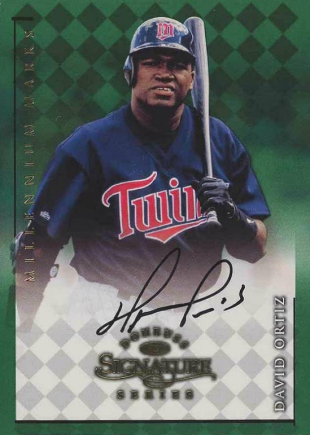 1998 Donruss Signature Millennium Marks David Ortiz # Baseball Card