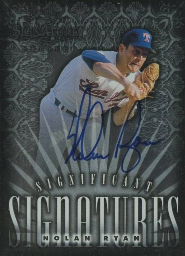 1998 Donruss Signature Significant Signature Nolan Ryan #SP Baseball Card