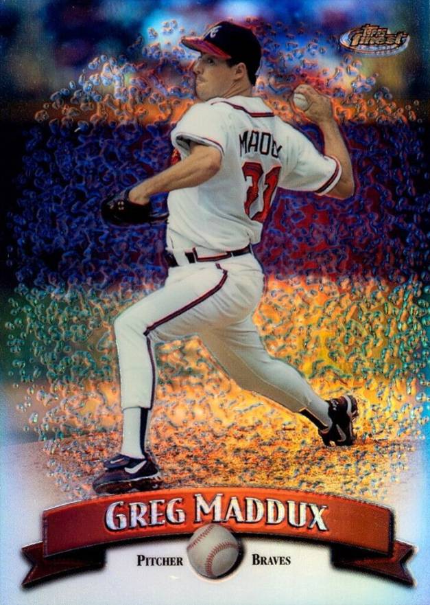 1998 Finest Greg Maddux #16 Baseball Card