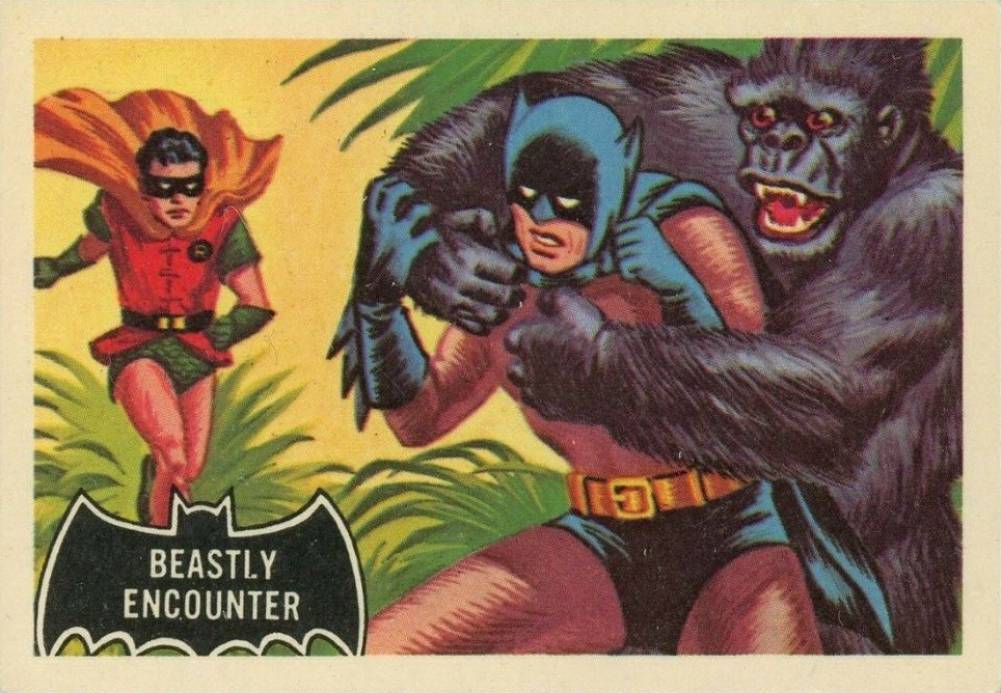 1966 A & BC Batman Beastly Encounter #50 Non-Sports Card