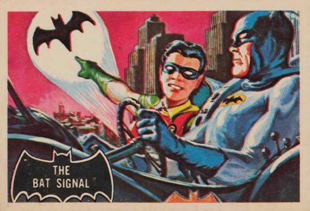 1966 A & BC Batman The Bat Signal #3 Non-Sports Card