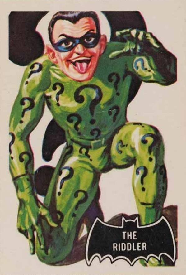 1966 A & BC Batman The Riddler #36 Non-Sports Card