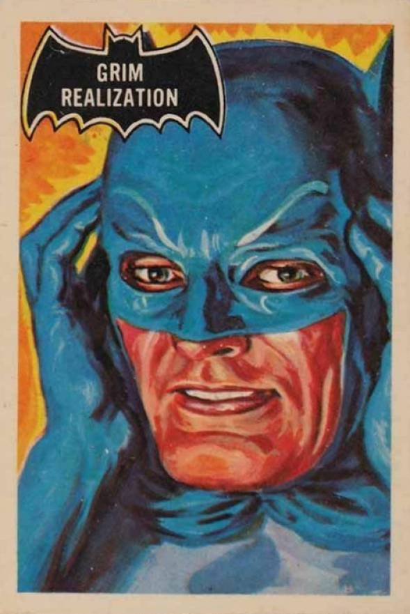 1966 A & BC Batman Grim Realization #7 Non-Sports Card