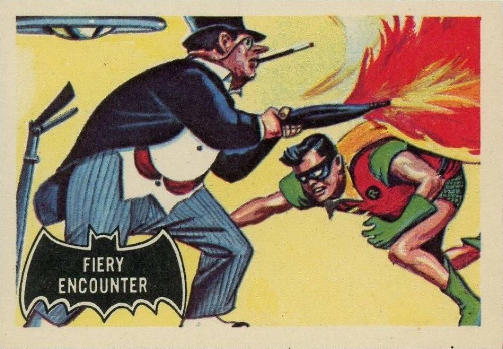 1966 A & BC Batman Fiery Encounter #19 Non-Sports Card