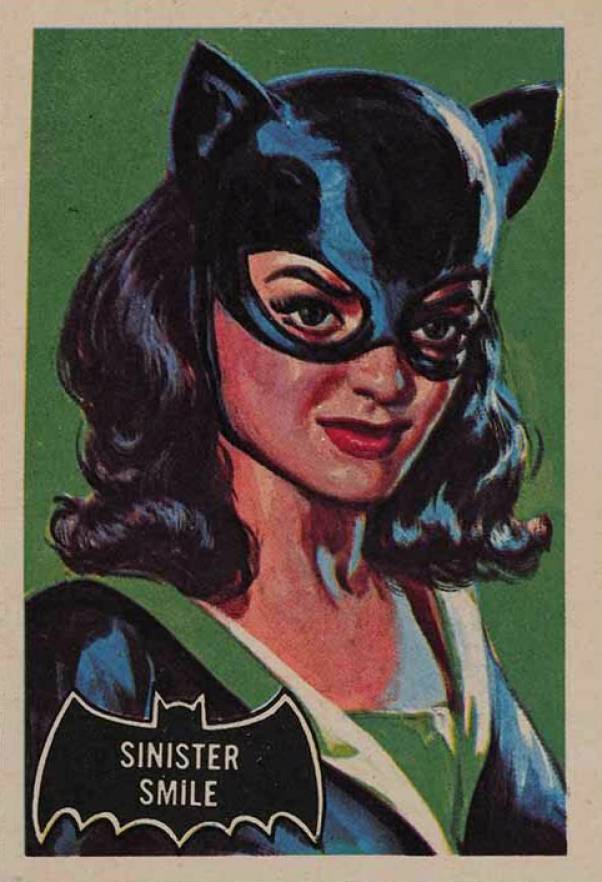 1966 A & BC Batman Sinister Smile #27 Non-Sports Card