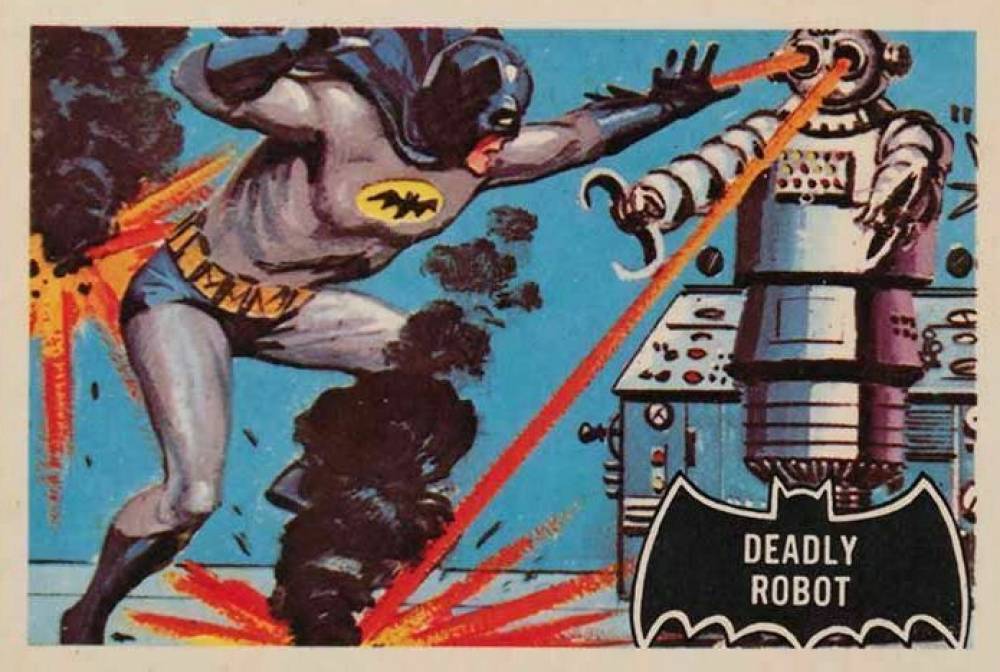 1966 A & BC Batman Deadly Robot #47 Non-Sports Card