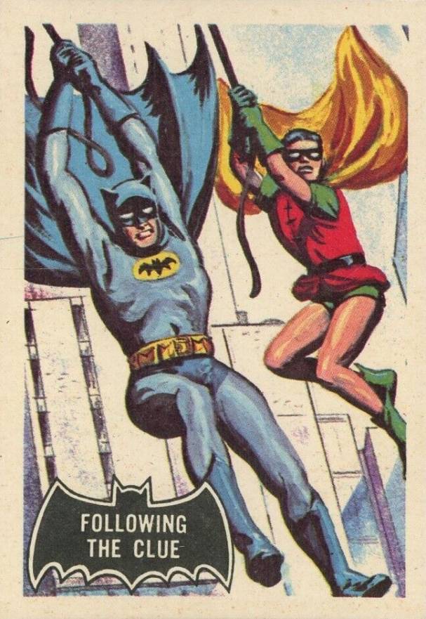 1966 A & BC Batman Following the Clue #40 Non-Sports Card