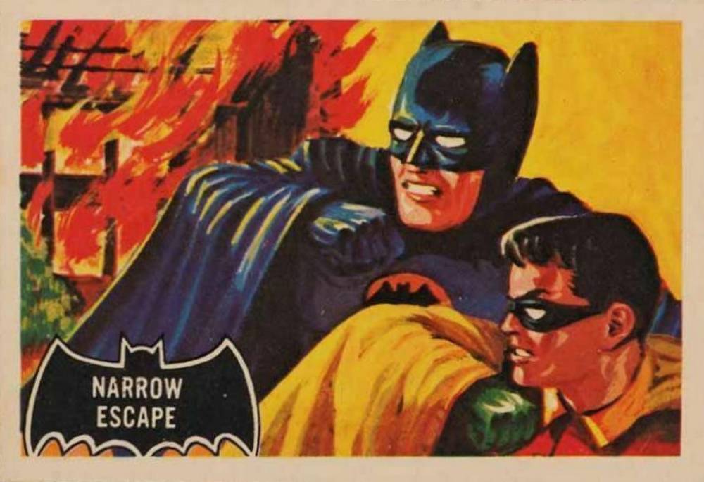 1966 A & BC Batman Narrow Escape #21 Non-Sports Card