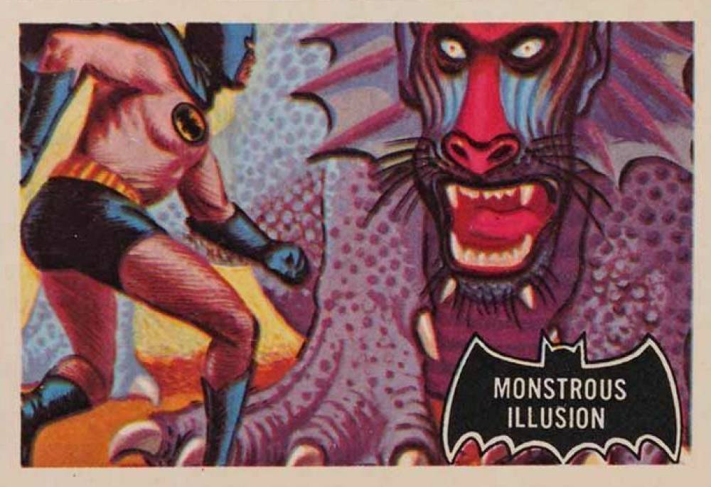 1966 A & BC Batman Monstrous Illusion #48 Non-Sports Card