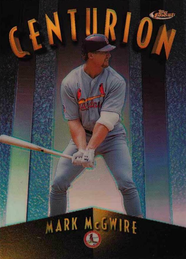 1998 Finest Centurion Mark McGwire #C8 Baseball Card
