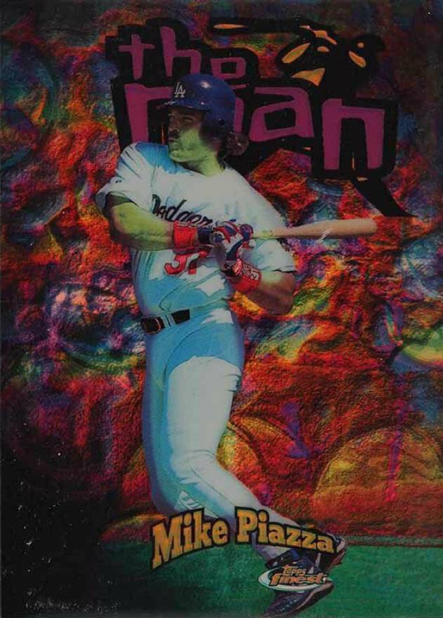 1998 Finest the Man Mike Piazza #TM8 Baseball Card